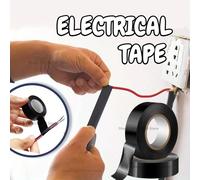 Ruban isolant électrique noir, adhésif, résistant aux hautes températures, durable, souple, ruban d'isolation électrique 1Roll
