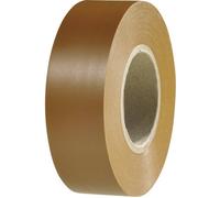 Ruban isolant HelaTape Flex 1000+ HellermannTyton 710-10608 marron (L x l) 20 m x 19 mm