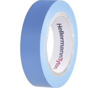 Ruban isolant PVC HellermannTyton 710-00100 15 mm x 10 m bleu Flex