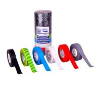 Ruban isolant PVC 19 mm x 20 m, 600 V, résistance à l'humidité, idéal pour l'isolation électrique et la protection des câbles.