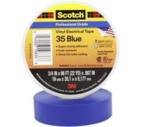 Ruban Isolant Scotch 35 Scotch Scotch35-19x20bl Bleu (l X L) 20 M X 19 Mm Résine Caoutchouc 1 Pc(s)