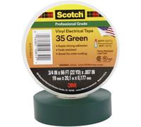 Ruban isolant Scotch® 35 Scotch SCOTCH35-19X20GN vert (L x l) 20 m x 19 mm résine caoutchouc 1 pc(s)