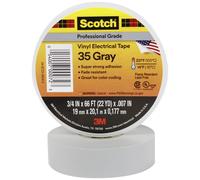 Ruban isolant Scotch® 35 Scotch SCOTCH35-19X20GR gris (L x l) 20 m x 19 mm résine caoutchouc 1 pc(s)