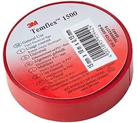 3M 3M Temflex 1500 Ruban isolant en PVC 15 mm×10 m RED Quantité:1