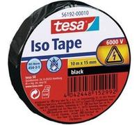 tesa Ruban isolant ISO TAPE 10 m x 15 mm Noir - lot de 10