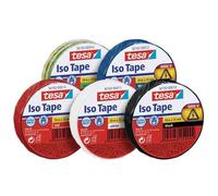 tesa 56192-00014-22 Ruban isolant vert, jaune (L x l) 10 m x 15 mm