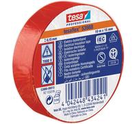 Ruban isolant tesa tesa® Professional 53988-00015-00 rouge (L x l) 10 m x 15 mm
