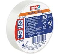 Ruban isolant tesa tesa® Professional 53988-00061-00 blanc (L x l) 20 m x 19 mm