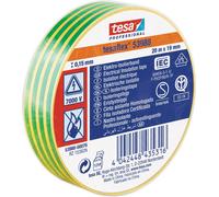 Ruban isolant tesa tesa® Professional 53988-00076-00 jaune, vert (L x l) 20 m x 19 mm