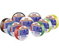 Ruban isolant tesa tesa® Professional 53988-00135-00 marron, vert, jaune, blanc, gris, bleu, rouge, noir, noir (L x l) 10 m x 15 mm 10 pc(s)