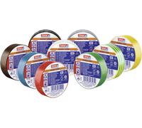Ruban isolant tesa tesa® Professional 53988-00135-00 marron, vert, jaune, blanc, gris, bleu, rouge, noir, noir (L x l) 10 m x 15