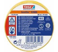 tesa Ruban isolant électrique 53988 – 20 m x 19 mm – Jaune
