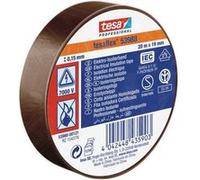 tesaflex 53988 Ruban isolant électrique en PVC IEC, 19mmx20m, marron x10 morceau