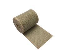 Ruban Jute Rouleau de ruban en toile Jute naturel coloré, 3.0M/rouleau, 6cm, for garniture tissu, for bricolage, artisanat, décoration mariage(Natural color)
