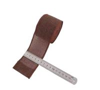 Ruban Jute Ruban en toile de Jute naturelle colorée, 6cm, 3.0m, rouleau tissu, for bricolage, artisanat noël, décoration nœuds floraux mariage(Coffee 6cmx3.0m)