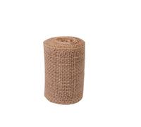 Ruban Jute Ruban en toile de Jute Vintage naturel, 6/2M, 3-15cm, artisanat avec nœud, décoration mariage, rouleau tissu lin et(7.5cm,4M-(2roll))