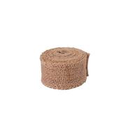 Ruban Jute Ruban en toile de Jute Vintage naturel, 6/2M, 3-15cm, artisanat avec nœud, décoration mariage, rouleau tissu lin et(3cm,6M-(3roll))