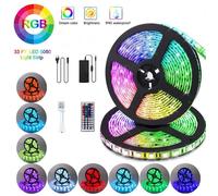 Ruban LED 10M RGB avec télécommande 44 touches - Lumière d'Ambiance Décoration pour Exterieur, Chambre, Carnaval