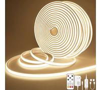 Ruban LED, 20 mètres, 2 rouleaux, blanc naturel, avec variateur d'intensité et étanche