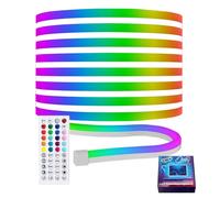 Ruban LED 25x21x5 cm - WUVWAY - RGB16 flexible, synchronisation musicale - chambre et salon - carte FPC - multicolore