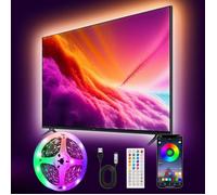 Ruban Led 3 M,30 Led/Mètre,Rétroéclairage Tv Multicouleur Avec Télécommande Et App,Musique Sync,Pour 45""-65"" Hdtv,Pc[Ji24]