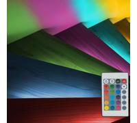 Bande lumineuse ruban à intensité variable avec télécommande LED RGB décorative à changement de couleur L 200 cm