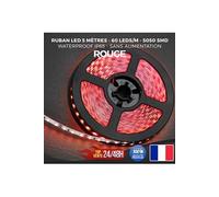 Ruban LED Bande Guirlande Strip 5050 SMD 300 LED Waterproof IP65 5M 12V Rouge