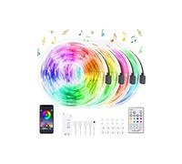 Ruban LED Bleutooth 20M Bande LED 300 LEDs Guirlande Lumineuse avec Télécommande, Contrôlé par APP, Synchroniser avec Rythme de Musique