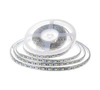 Ruban LED bobine de 10 mètres 7,5 W au mètre ruban lumineux SMD 2835 Couleur de la lumière blanche naturelle 4000 K pour extérieur avec bande adhésive et couverture en silicone, alimenté à 24 V.