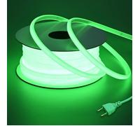 Ruban LED COB 20M 220V Étanche, Flex Découpable Sans Transformateur Avec Fiche&Redresseur