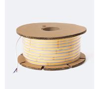 LEDKIA LIGHTING Ruban LED Dimmable 220V COB Auto-redressement 560 LED/m BOBINE 50m 14W/m 1250lm/m SILICONE FLEX IC2 Largeur 10mm Coupe 10cm IP65 6000K Blanc froid