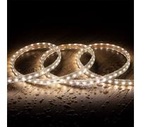 Ruban Led Dimmable 220v Smd 60 Led/M Blanc Neutre 6w/M 600lm/M Largeur 12mm Coupe 20cm Ip65 Sur Mesure 50 M