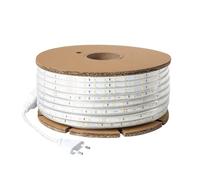 LEDKIA LIGHTING Ruban LED Dimmable 220V SMD 60 LED/m BOBINE 50m 6W/m 600lm/m Largeur 12mm Coupe 20cm IP65 Blanc chaud