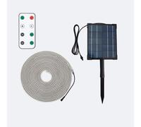 Ruban Led Extérieur Solaire 24v Dc Smd2835 60 Led/M 10m Ip65 Largeur 12mm Coupe 100 Cm Blanc Chaud