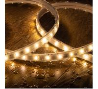 Ruban LED Extérieur Solaire 24V DC SMD2835 60 LED/m 10m IP65 Largeur 12mm Coupe 100 cm Blanc chaud