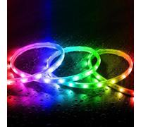 Ruban Led Extérieur Solaire 24v Dc Smd2835 60 Led/M 40m Ip65 Largeur 12mm Coupe 100 Cm Rgb