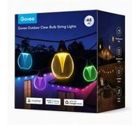 Govee Guirlande lumineuse extérieure H7025CB1 LED RGBICW 15 m ampoules transparentes