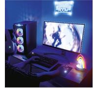 HOME DECO FACTORY - LA10439 Ruban LED RGB 150 LEDs 5M avec Télécommande, Éclairage Moderne et Polyvalent, Installation Simple, Écoénergétique, Ambiances Variées