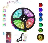 Ruban LED - Multicolore - 5M - Étanche IP65 - Contrôle Smartphone - 150 LEDs 5050SMD