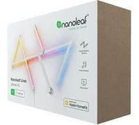 Nanoleaf Lines 60 Degrés Kit de Démarrage, 9 Barres Lumineuses LED RGBW Connectées - Appliques Murales Luminaires Intérieur Modulaires Wi-Fi 16M Couleurs, Compatible Alexa, pour Salon Chambre Gaming