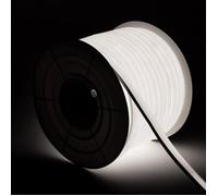 Ruban LED Néon Dimmable 220V BOBINE 50m Blanc Froid Semi-Circulaire 180deg 7.5W/m Coupe 100cm IP67 Blanc froid