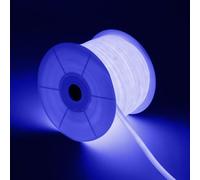 Ruban Led Néon Dimmable 220v Bobine 50m Bleu Circulaire 360 9w/M Coupe 100cm Ip67 Bleu
