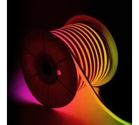 Ruban Led Néon Dimmable 220v Bobine 50m Rgb Semi-Circulaire 180 9w/M Coupe 100cm Ip67 Rgb
