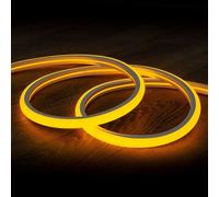 Ruban Led Néon Dimmable 220v Jaune Semi-Circulaire 180 7.5w/M Coupe 100cm Ip67 Sur Mesure 4 M