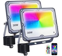 Ruban LED RGB de 30W, Bluetooth, IP66, 16 millions de couleurs, 28 modes