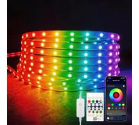 Ruban LED RGB Multicolore 5M USB 5V Multicolore App Control | Éclairage dynamique intelligent, adhésif, DIY pour salon, chambre, cuisine, installation facile