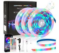 Ruban LED RGB - PIMPIMSKY - 15M - 2835 54 LEDs/M - Contrôle APP et Télécommande - IP65 Étanche