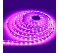 Ruban LED Rose 12V, 5M Bande LED Decoupable, Bandeau Lumineuse Dimmable | 300 LEDs 5050 SMD, Autocollant Stripe pour Cuisine Escalier Chambre Cabinet Bar Gaming Rétroéclairage TV Saint-Valentin Déco