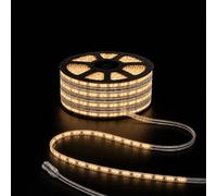 Ruban LED Tunnel 25M 2835 220V AC 9W/m IP65 120 LED/m - Raccordable 250M - Blanc Froid 6000K - 8000K