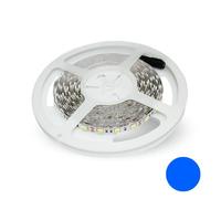 Ruban LED V-TAC SMD5050 5m 12V IP20 bleu 9W/m 1000lm